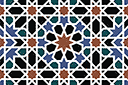 Sablonit arabialaistyylisissä malleissa - Alhambra 07b