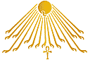 Sapluunat Egyptin taiteen kanssa - Athena, auringon jumala