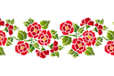 Sabluunat kukkien piirtämiseen - Kukka koristekimppu 031b