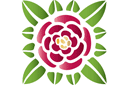 Ruusut sablonit - Jugend ruusu 761
