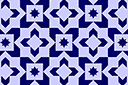 Itämaisilla kuvioilla sabloonat - Marokkolaistyylinen mosaiikki 06