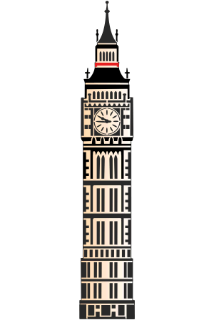 Big Ben, Lontoo (Sablonit maamerkkejä ja rakennuksia)