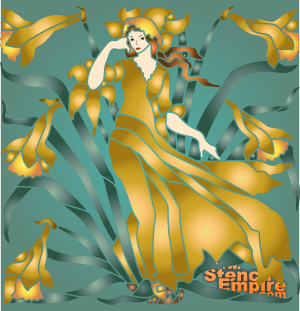 Narcissus tyttö (Mosaiikki sabluunat)