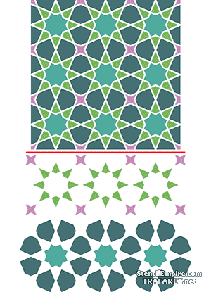 Alhambra 01b (Tapettien käytettävät sapluunat)