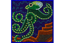 Kakelmålning schabloner - Stor bläckfisk (mosaik)