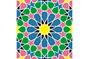 Sablonit arabialaistyylisissä malleissa - Alhambra 06b