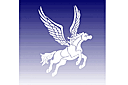 Ritmallar schabloner djur - Pegasus