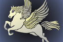 Eläinten maalaussapluunoita - iso Pegasus