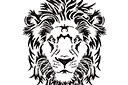 Eläinten maalaussapluunoita - Rauhallinen leijona