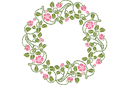 Ruusut sablonit - Koiranruusujen ympyrä 8