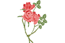 Ruusut sablonit - piikkiset ruusut