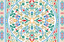 Sablonit arabialaistyylisissä malleissa - arabeski matto 2
