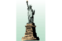  - Статуя Свободы на постаменте