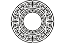 Cirkel schabloner - Brittiskt innertak 07.2