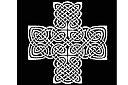 Schabloner i keltisk stil - Celtic Cross