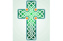 Schabloner i keltisk stil - Celtic Cross