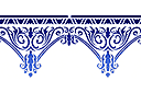 Schabloner i olika klassiska stilar - Viktorianska Arch