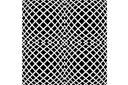 Grossist av olika typer mönsterschabloner - Optiska illusioner 3. Set om  4 st.