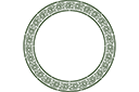 ympyrä-muotoiset ornamentit  - Iso kelttirengas