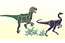 Sapluunat dinosauruksen piirtämiseen - Hirmuliskon jahtu