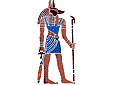 Sapluunat Egyptin taiteen kanssa - Anubis jumala