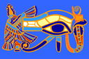 Sapluunat Egyptin taiteen kanssa - Horus silmä