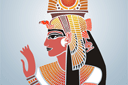 Sapluunat Egyptin taiteen kanssa - Kleopatra