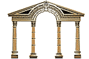 Efes-kaupunkkan stensiilit - Gadiani Temppeli