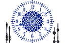 Cirkel schabloner - Urtavla och handsett 8