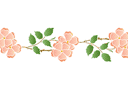 Ruusut sablonit - Koirarose boordi 48b