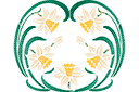 kukkasabluunat - Kevään narsissit 086b
