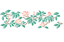 Sabluunat kukkien piirtämiseen - Magnolia