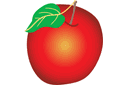 Stenciler frukter - Apple 4
