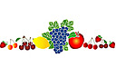Hedelmät sabluunat - hedelmät 1