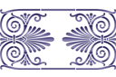Schabloner för grekisk inredning - Grekiska mönster 17a