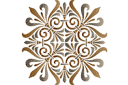 Sapluunat pyöreillä koristeilla -  Kreikan medaljonki 22