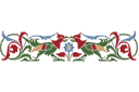 Keskiaikainen sabluunat - keskiaikaiset kukot