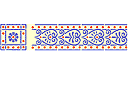 Mosaiikki sabluunat - boordinauha italialaisessa tyylissä