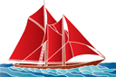 Maskineri schabloner - Scarlet Sails