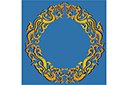 ympyrä-muotoiset ornamentit  - Lohikäärme rengas