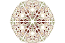 Sapluunat pyöreillä koristeilla - Renesanssi medaljonki 43