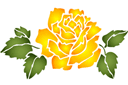 Ruusut sablonit - Teeruusu