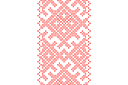 Schabloner slaviska mönstren - Ryska mönster 015