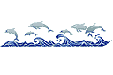 Meren sabluunat - delfiinit meressa