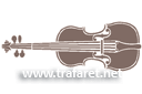 Grossist av olika typer mönsterschabloner - Violin. Set om  4 st.