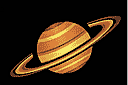 Sablonit avaruuskohtauksia - Saturnus