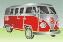 Kulkuvälineet sabluunat - Volkswagen T1