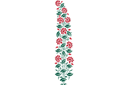 Sabluunat kukkien piirtämiseen - Punainen liljat 03a