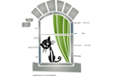 Arkkitehtuurin kaavaimia - Kissa ikkunassa 05