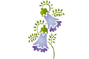 Sabluunat kukkien piirtämiseen - Venäläinen käsinkoristeltu harakankello A